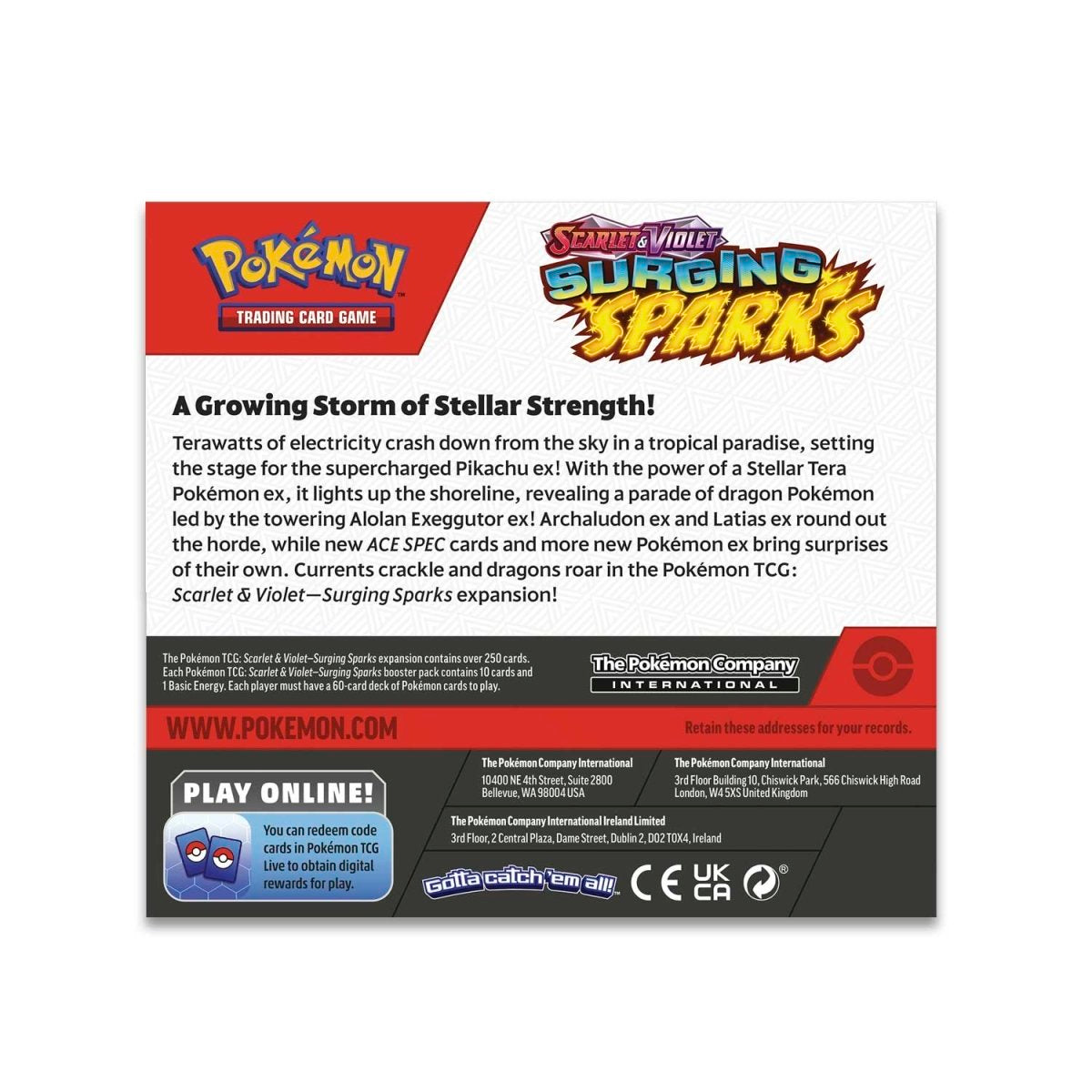 Pokémon : Surging Sparks Booster Box